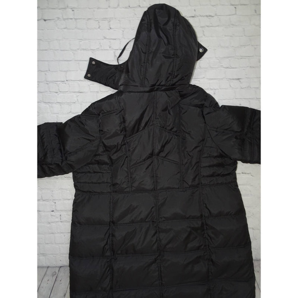 London Fog Women's Sz 3X Black Button Zipper Up Puffer Jacket No tags - Picture 6 of 11